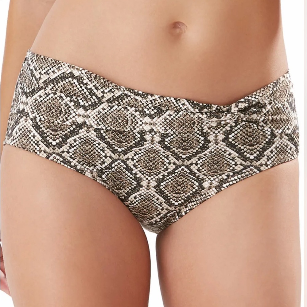 NWT Tommy Bahama Desert Python High-Waisted Twist Bandini Bottom XS NEW